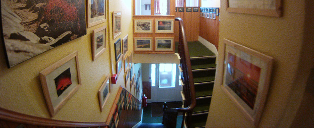 group accommodation in snowdonia, stairs